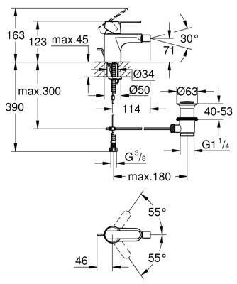 GROHE - Bidet eengreepsmengkraan - Maat S - thumbnail
