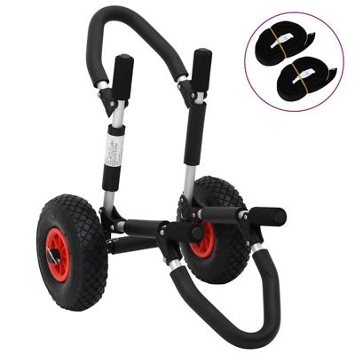 VidaXL Sup trolley voor surfplank inklapbaar 45 kg aluminium