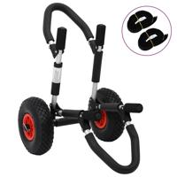 VidaXL Sup trolley voor surfplank inklapbaar 45 kg aluminium - thumbnail
