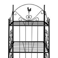 Vierkant Plantenrek Maria (zwart) - thumbnail