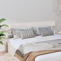 Hoofdbord 184x3x81 cm massief grenenhout wit - thumbnail