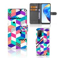 Xiaomi Mi 10T Pro | Mi 10T | Book Case | Blokken Kleurrijk - thumbnail