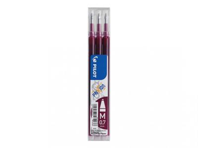 Pilot vulling voor Frixion Ball en Frixion ball clicker wijnrood, doosje met 3 stuks