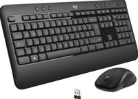 MK540 Advanced - Toetsenbord en muis set - draadloos - 2.4 GHz - Zwitsers - Qwertz - zwart - thumbnail