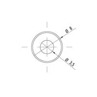 Picotronic Lasermodule Punt Rood 1 mW DC650-1-3(8x25)-C500 - thumbnail