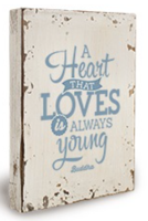 Houten Decoratiebord - Heart that loves - thumbnail