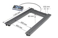 Kern KERN UIB 1.5T-4 Palletweegschaal Weegbereik (max.) 1500 kg Resolutie 500 g werkt op stekkernetvoeding Meerdere kleuren - thumbnail