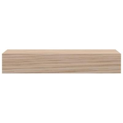 Wandschap 23x23,5x4 cm bewerkt hout - thumbnail