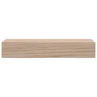 Wandschap 23x23,5x4 cm bewerkt hout - thumbnail