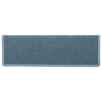 Trapmatten 15 st 65x21x4 cm Zeeblauw Rechthoekige Rand Trapmatten 15 st 65x21x4 cm Zeeblauw Rechthoekige Rand