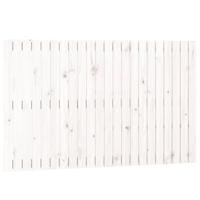 Wandhoofdbord 140x3x90 cm massief grenenhout wit - thumbnail