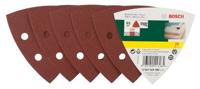 Bosch Accessories 2607019490 2607019490 Deltaschuurpapier Met klittenband, Geperforeerd Korrelgrootte (num) 120 Hoekmaat 93 mm 25 stuk(s) - thumbnail