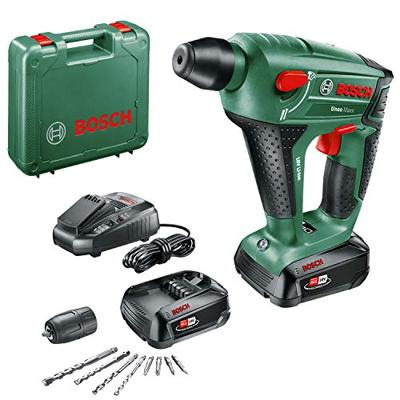 Bosch Groen Uneo Maxx | 18V | Li-Ion accu | SDS-Quick | boorhamer set