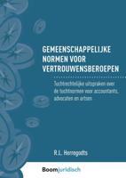 Gemeenschappelijke normen voor vertrouwensberoepen - R.L. Herregodts - eBook (9789462749894) - thumbnail
