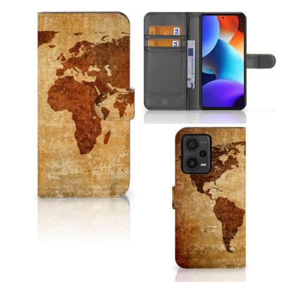 Xiaomi Redmi Note 12 Pro Plus | Flip Cover | Wereldkaart