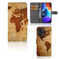 Xiaomi Redmi Note 12 Pro Plus | Flip Cover | Wereldkaart - thumbnail
