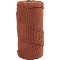 Creativ Company Macramé koord, l: 198 m, d 2 mm, burnt orange, 330 gr/ 1 rol - thumbnail