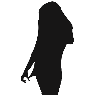 Sexy girl - Muursticker Sexy girl - Muursticker