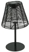 Decostar Tafellamp solar LED Hira 35 cm zwart - thumbnail