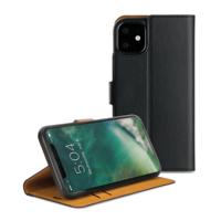 Xqisit Apple iPhone 11 hoes klaphoes zwart - thumbnail
