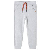 Kinderjoggingbroek 104 gemleerd grijs - thumbnail