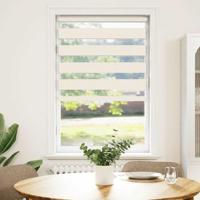 VidaXL Zebra blind 80x150 cm stofbreedte 75,9 cm polyester marmerbeige - thumbnail
