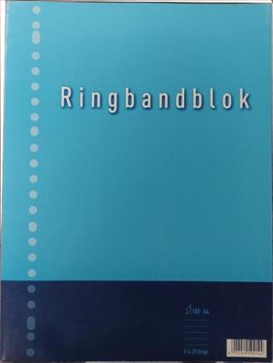 Ringbandblok A4 23-gaats gelinieerd 100 vel