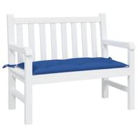 VidaXL Tuinbankkussen 100x50x7 cm oxford stof blauw - thumbnail