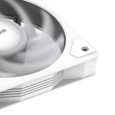 Akasa VEGAS A24 Computer behuizing, Processor Ventilator 12 cm Wit 1 stuk(s)