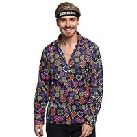 Blouse Flower Power Hippie Heren - thumbnail