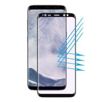 ENKAY Hat-Prins 0 26 mm 9H 3D Anti Blue-ray volledig scherm warmte buigende gehard glas Film voor Galaxy S8 Plus(Black) - thumbnail