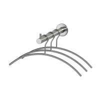 Intersteel Garderobe steun rvs geborsteld - thumbnail