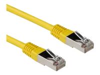 ACT IB9102 LSZH SFTP CAT6A Patchkabel Geel - 2 meter - thumbnail