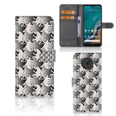 Nokia G50 | Telefoonhoesje | Met pasjeshouder | Salamander Grey Nokia G50 | Telefoonhoesje | Met pasjeshouder | Salamander Grey