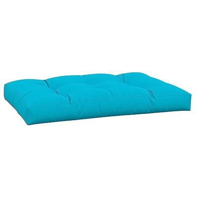 Palletkussen 120x80x12 cm stof turquoise