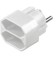 Goobay 51000 stekkeradapter voor het aansluiten van maximaal 2 elektrische apparaten - thumbnail