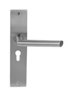 Deurklink Cero rvs basis op langschild PC55 - thumbnail