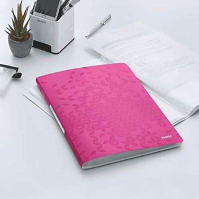 Leitz WOW showalbum, ft A4, roze