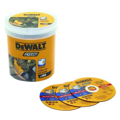 DeWALT DT20540 Doorslijpschijven 125x22.2x1mm metaal VE=100