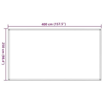 VidaXL Tenttapijt 250x400 cm hdpe zandkleurig - thumbnail