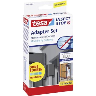 tesa 55193-03 Adapter Alu Comfort Vliegenhor-adapterset Geschikt voor merk Tesa Tesa vliegenhor 3 stuk(s) tesa 55193-03 Adapter Alu Comfort Vliegenhor-adapterset Geschikt voor merk Tesa Tesa vliegenhor 3 stuk(s)