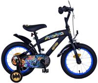 Batman kinderfiets - jongens - 14 inch - zwart - thumbnail