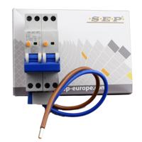 SEP uitbreidingset kookgroep combimaat aardlekschakelaar en automaat in een 2 polig+2N B16 - thumbnail