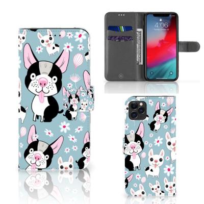 Apple iPhone 11 Pro Max | Telefoonhoesje | Met pasjeshouder | Hondjes