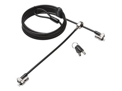 Kensington Laptopslot Sleutelslot Aansluiting voor twee laptops, Supersterke T-Bar sluitkop voor bescherming tegen 2430 mm Microsaver 2.0 Twin Kensington Laptopslot Sleutelslot Aansluiting voor twee laptops, Supersterke T-Bar sluitkop voor bescherming tegen 2430 mm Microsaver 2.0 Twin