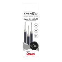 Gelschrijvervulling Pentel LR7 Energel medium zwart set à 3 stuks - thumbnail
