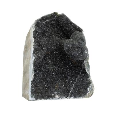 Ruwe Zwarte Amethist Edelsteen Geode Staand 1000 - 2000 gr Ruwe Zwarte Amethist Edelsteen Geode Staand 1000 - 2000 gr