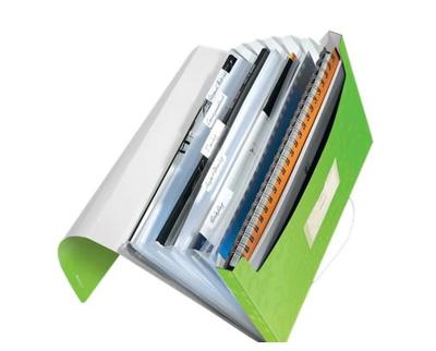 Projectmap leitz wow voor a4 6 vaks pp groen Projectmap leitz wow voor a4 6 vaks pp groen