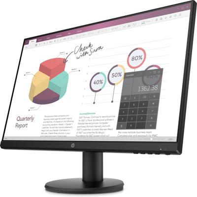 HP P24v G4 60,5 cm (23,8 inch) 1920 x 1080 pixels Full HD zwart