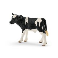Schleich farm world zwartbont kalf 13798 - thumbnail